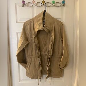 Lightweight khaki Old Navy utility jacket